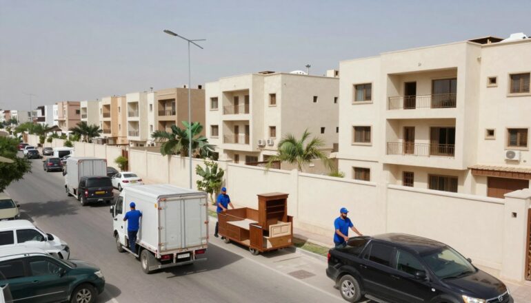 نقل عفش لجميع المنازل في حي الحمدانية